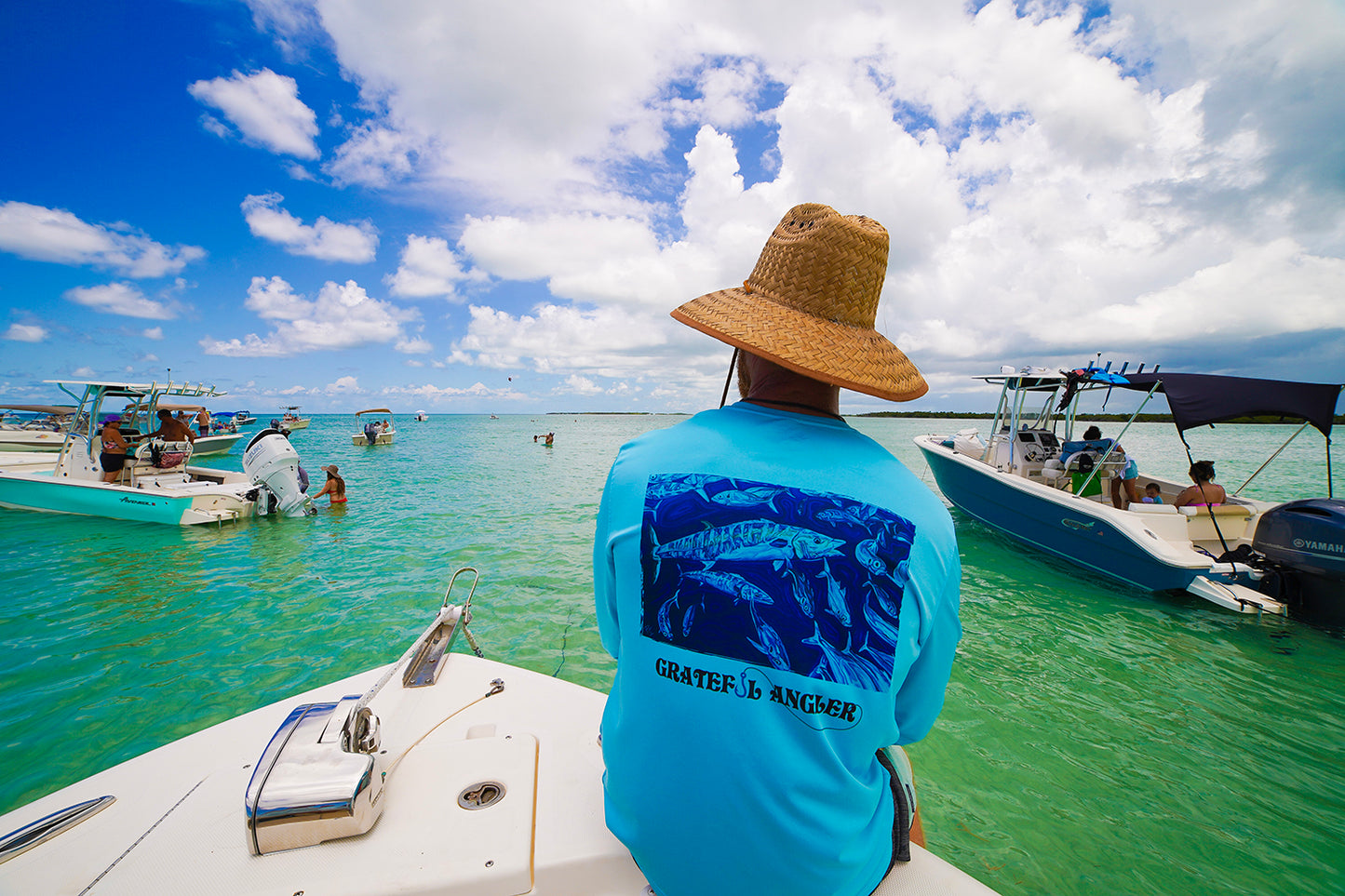 Grateful Angler Artist's Collection: Hunting Wahoos UV Shirt