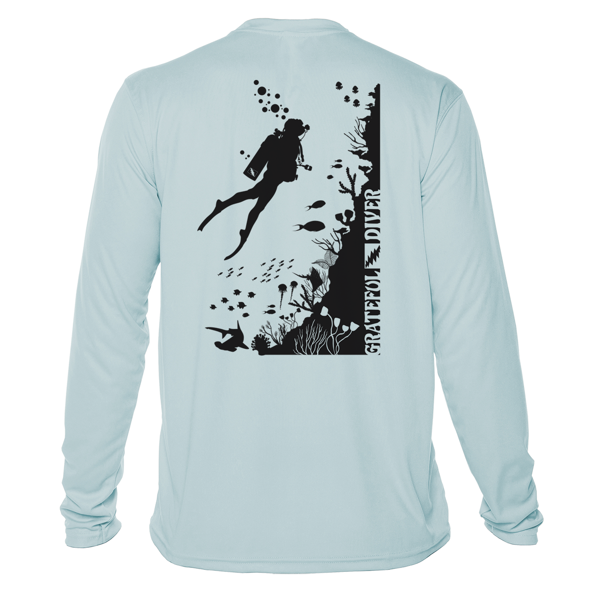 Grateful Diver Wall Diver UV Shirt