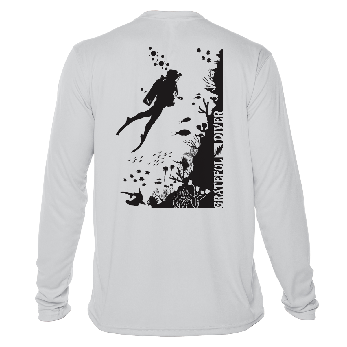Grateful Diver Wall Diver UV Shirt