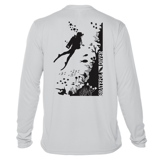 Grateful Diver Wall Diver UV Shirt