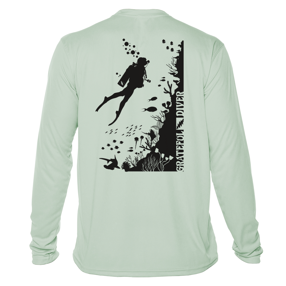 Grateful Diver Wall Diver UV Shirt