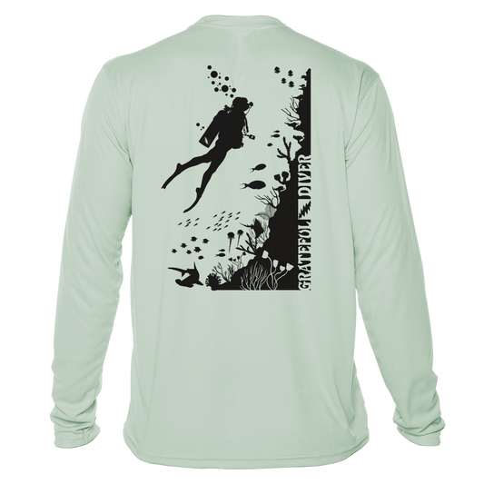 Grateful Diver Wall Diver UV Shirt
