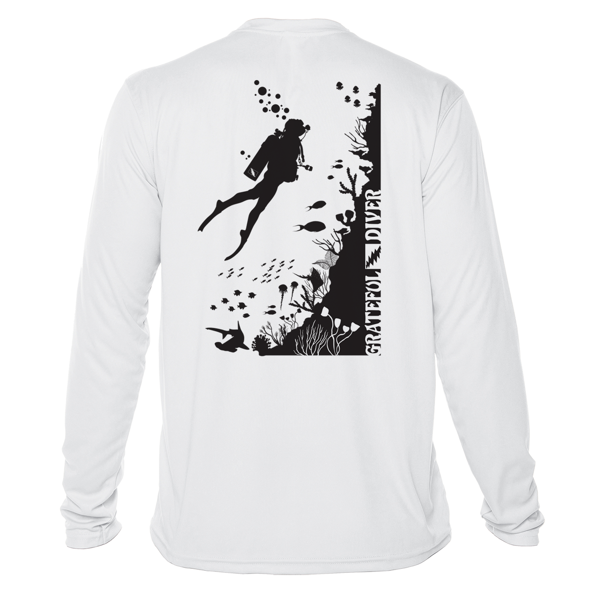 Grateful Diver Wall Diver UV Shirt