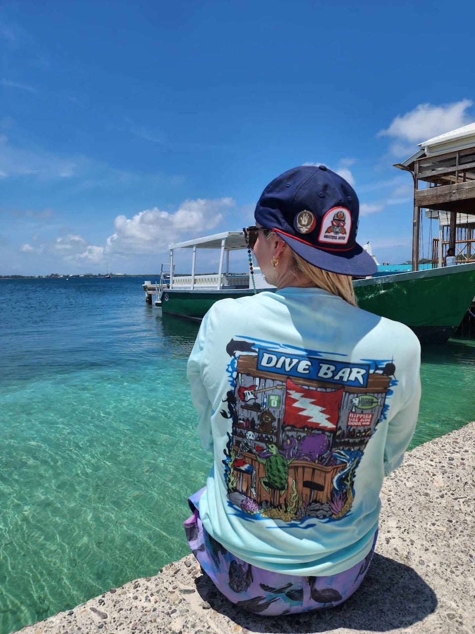 Grateful Diver Dive Bar UV Shirt