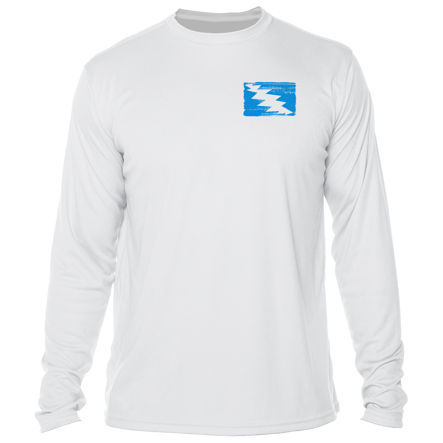 Grateful Diver Artist's Collection by Irina Pushkareva: Caribbean Reef Octopus UV Shirt in white front shot off figure
