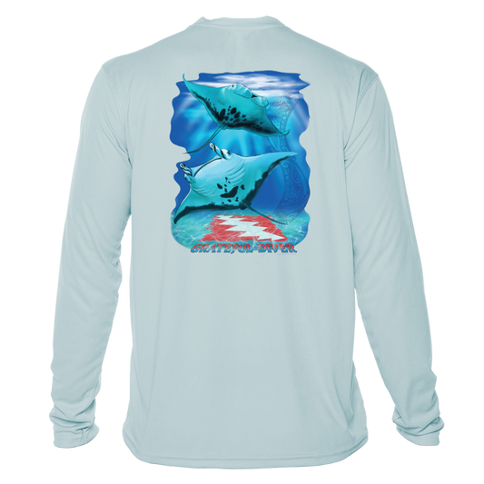 Grateful Diver Aloha Mantas UV Shirt