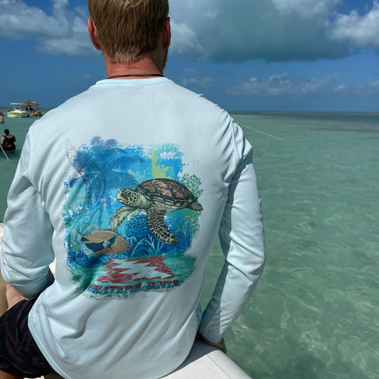 Grateful Diver Aloha Turtle UV Shirt