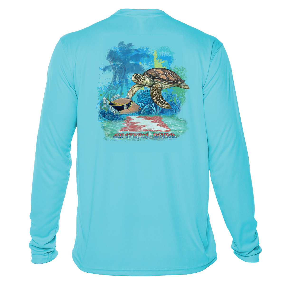 Grateful Diver Aloha Turtle UV Shirt