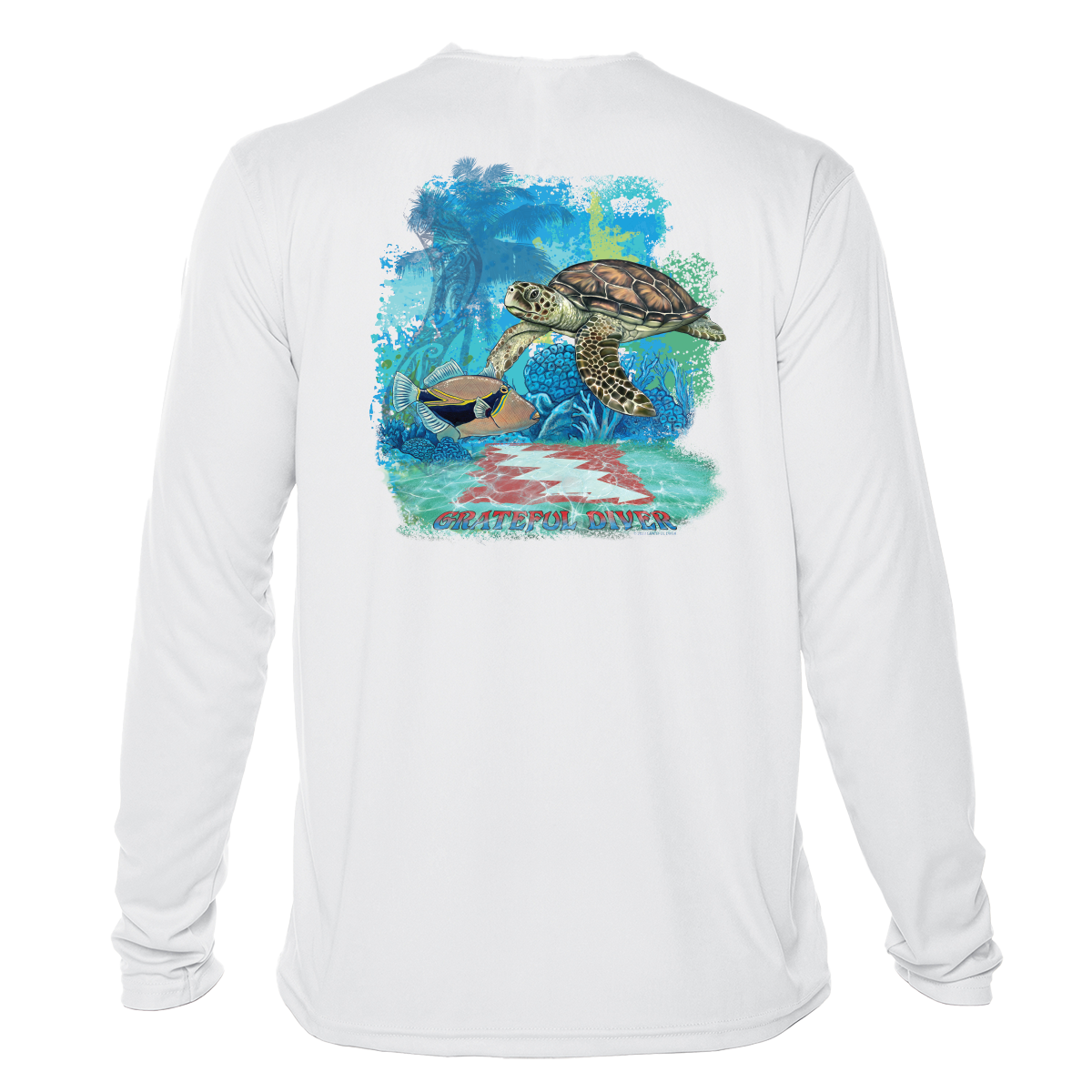 Grateful Diver Aloha Turtle UV Shirt