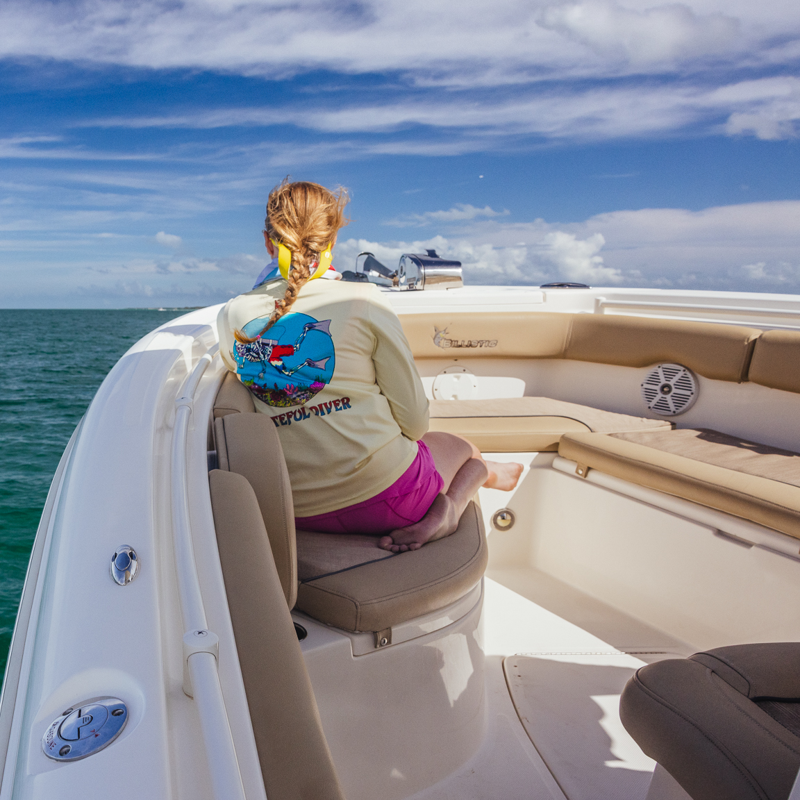 Grateful Diver Skeleton Diver UV Shirt