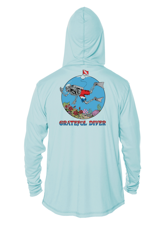 Grateful Diver Skeleton Diver UV Hoodie