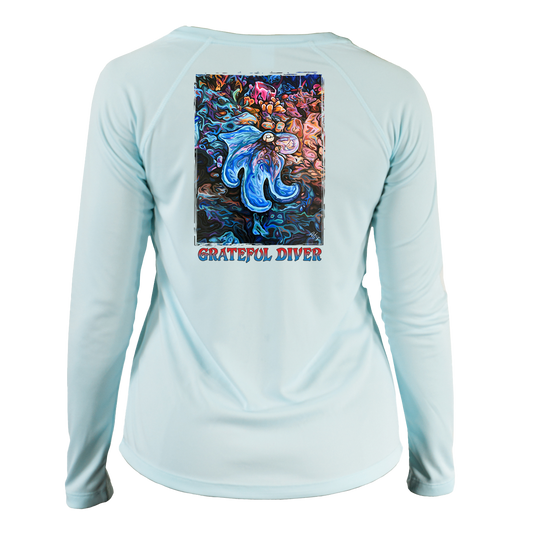 Artist's Collection: Caribbean Reef Octopus UV Shirt - Women's V-Neck