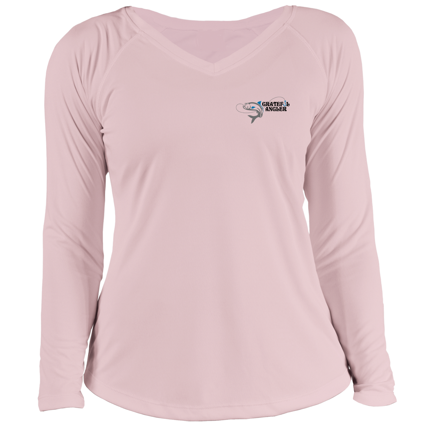 Grateful Angler Skeleton Anglers UV Shirt - Women's V-Neck