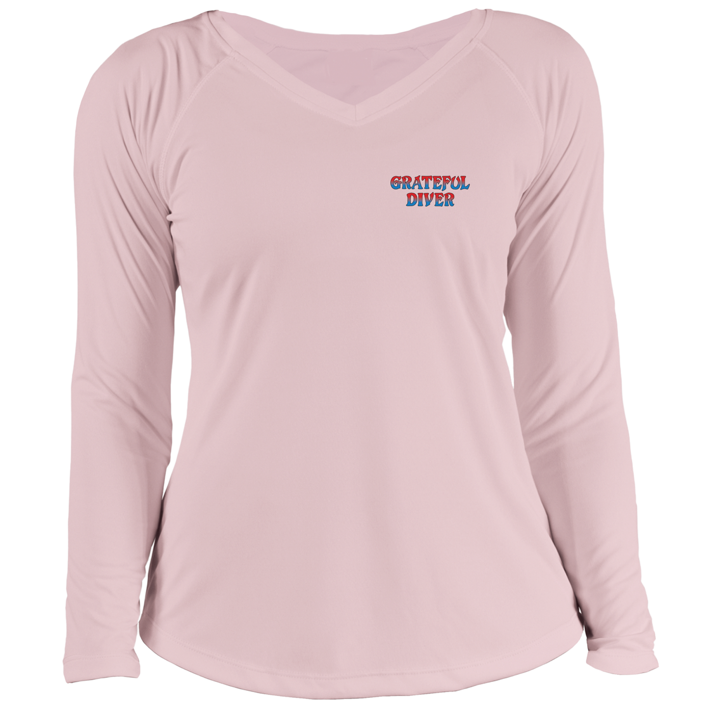 Grateful Diver Aloha Mantas UV Shirt - Women's V-Neck