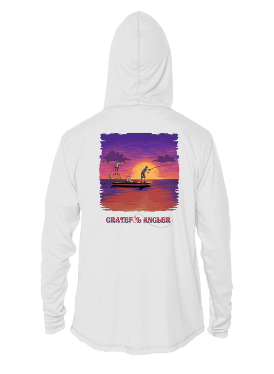 Grateful Angler Skeleton Anglers UV Hoodie