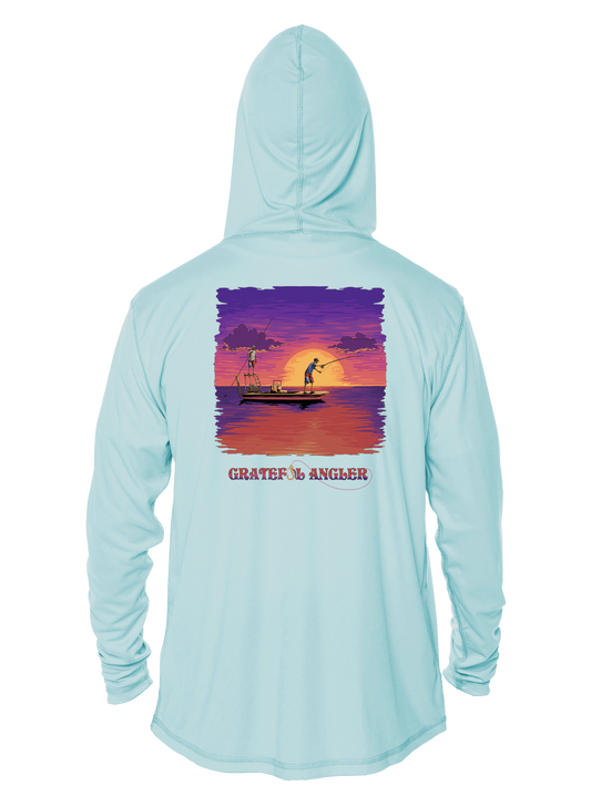 Grateful Angler Skeleton Anglers UV Hoodie