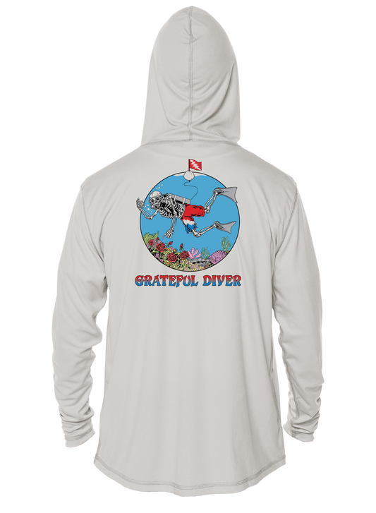 Grateful Diver Skeleton Diver UV Hoodie