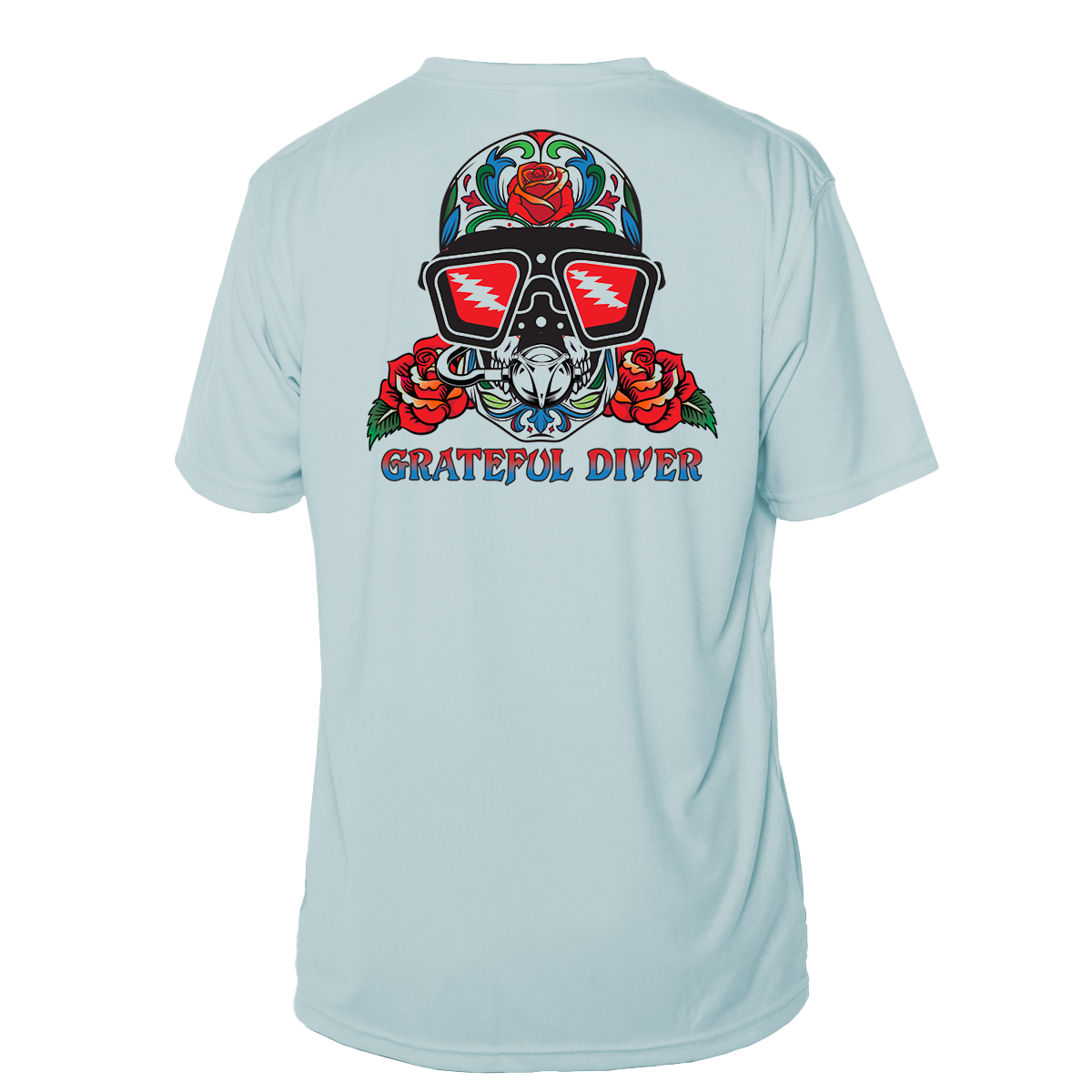 Grateful Diver Sugar Skull Short Sleeve UV Shirt