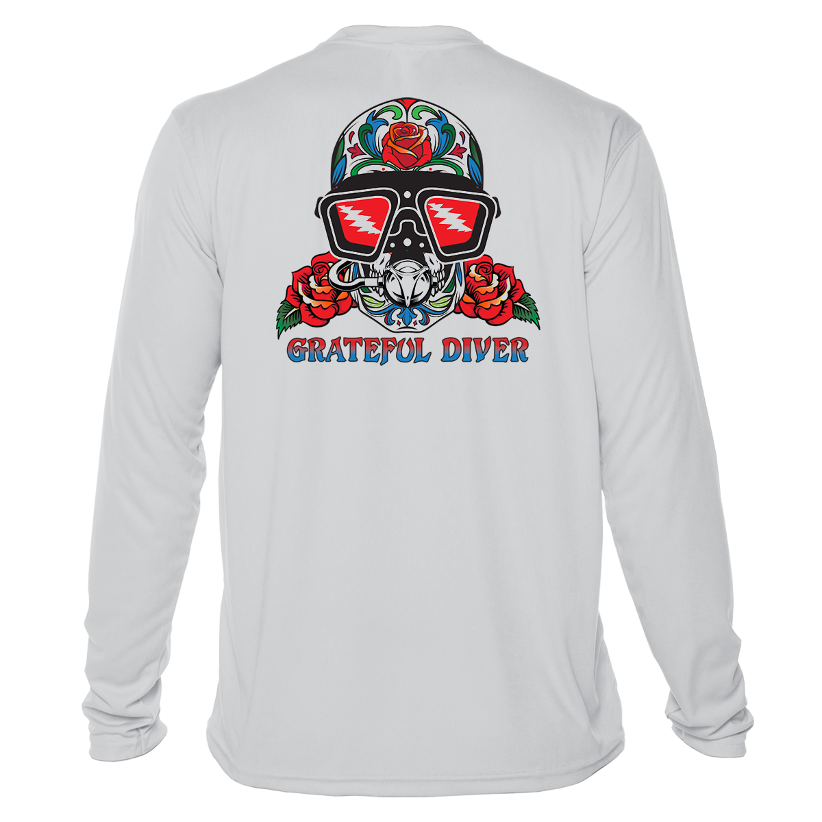 Grateful Diver Sugar Skull UV Shirt
