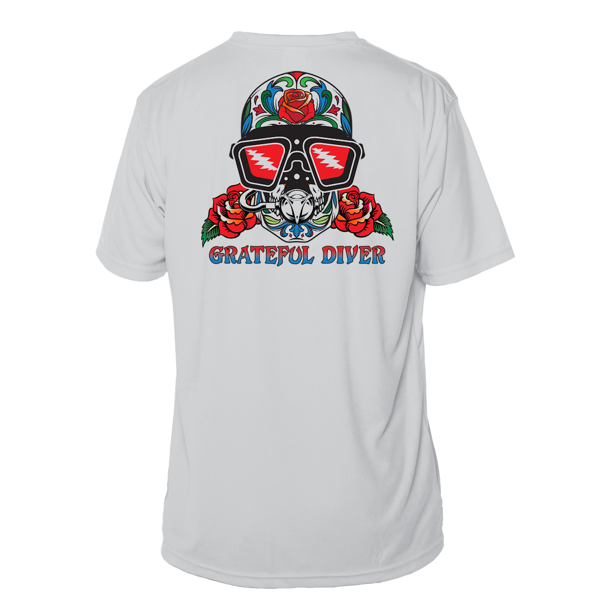 Grateful Diver Sugar Skull Short Sleeve UV Shirt