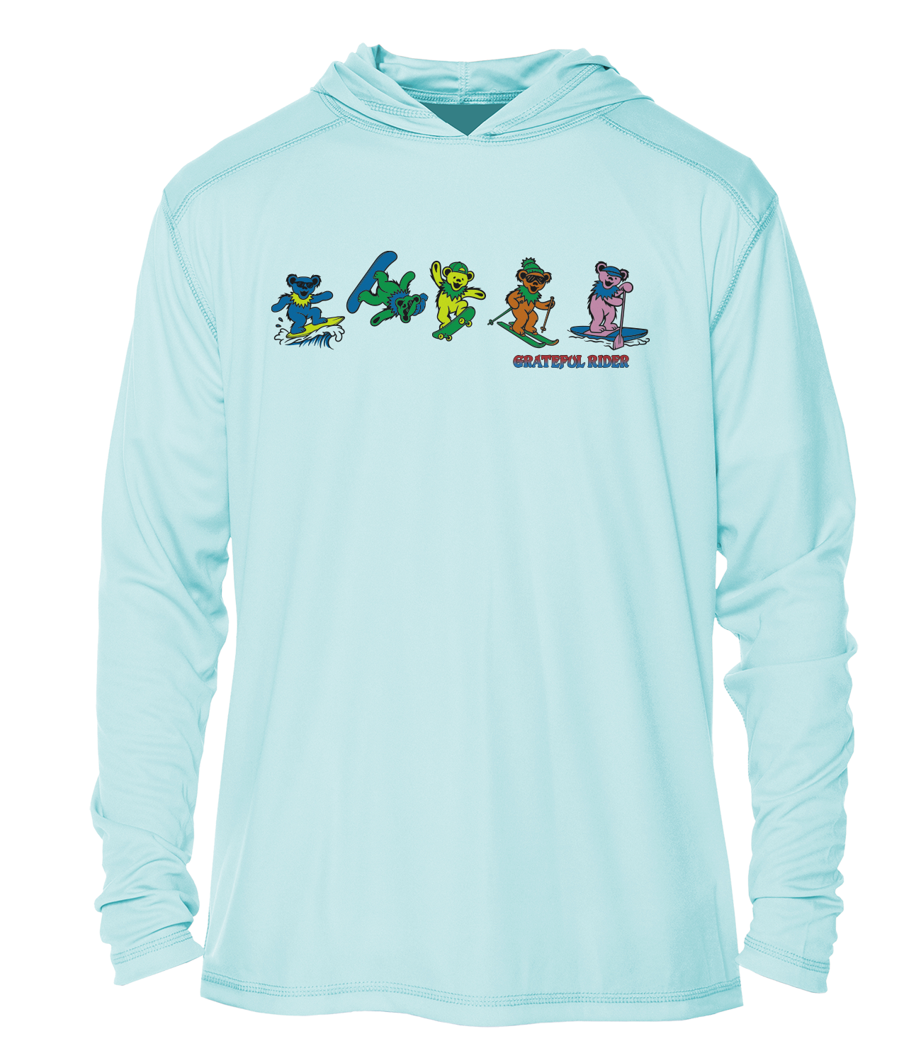 Adrenaline Bears UPF 50+ Performance Hoodie | Grateful Rider