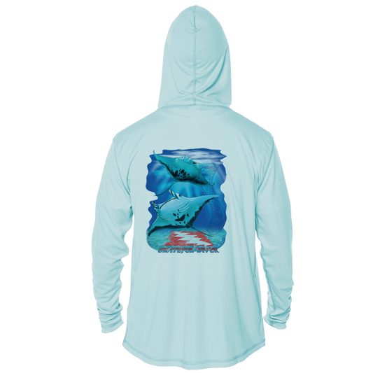 Aloha Manta UPF 50+ Performance Hoodie | Grateful Diver