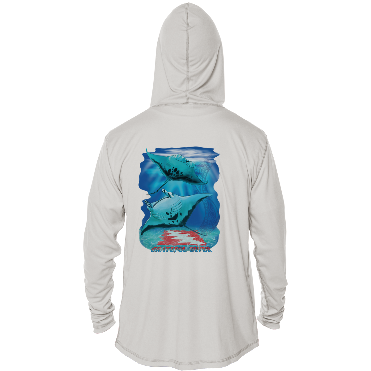 Aloha Manta UPF 50+ Performance Hoodie | Grateful Diver