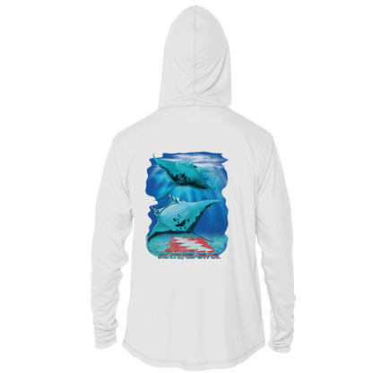 Aloha Manta UPF 50+ Performance Hoodie | Grateful Diver