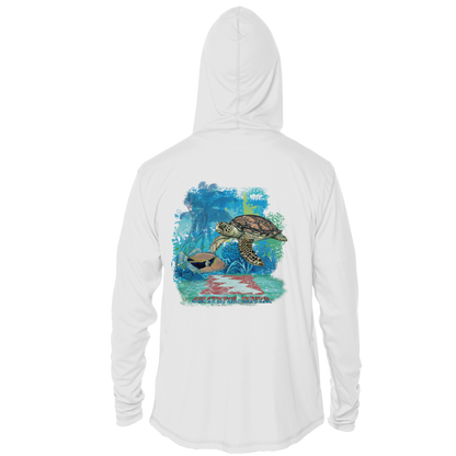 Aloha Turtle UPF 50+ Performance Hoodie | Grateful Diver