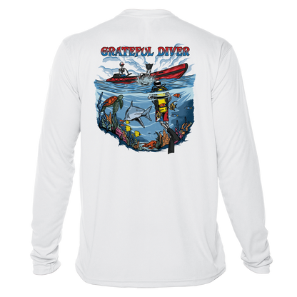 Back Roll UPF 50+ Long Sleeve Shirt | Grateful Diver