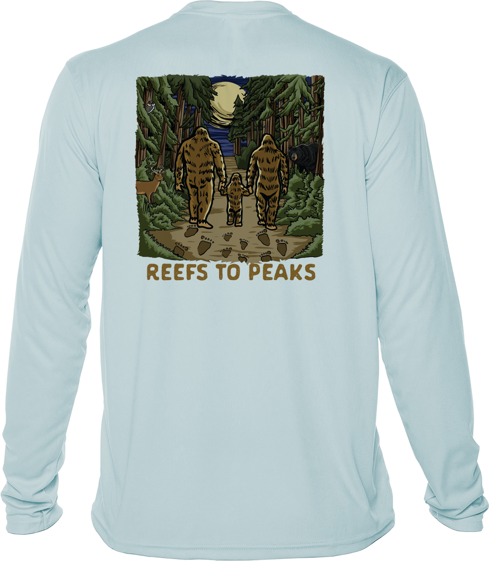 Sasquatch Stroll UPF 50+ Long Sleeve Shirt | Reefs to Peaks