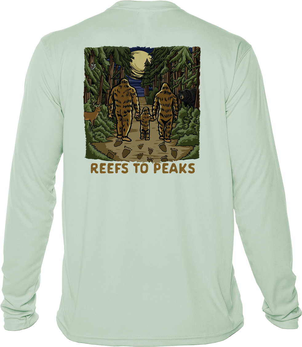 Sasquatch Stroll UPF 50+ Long Sleeve Shirt | Reefs to Peaks