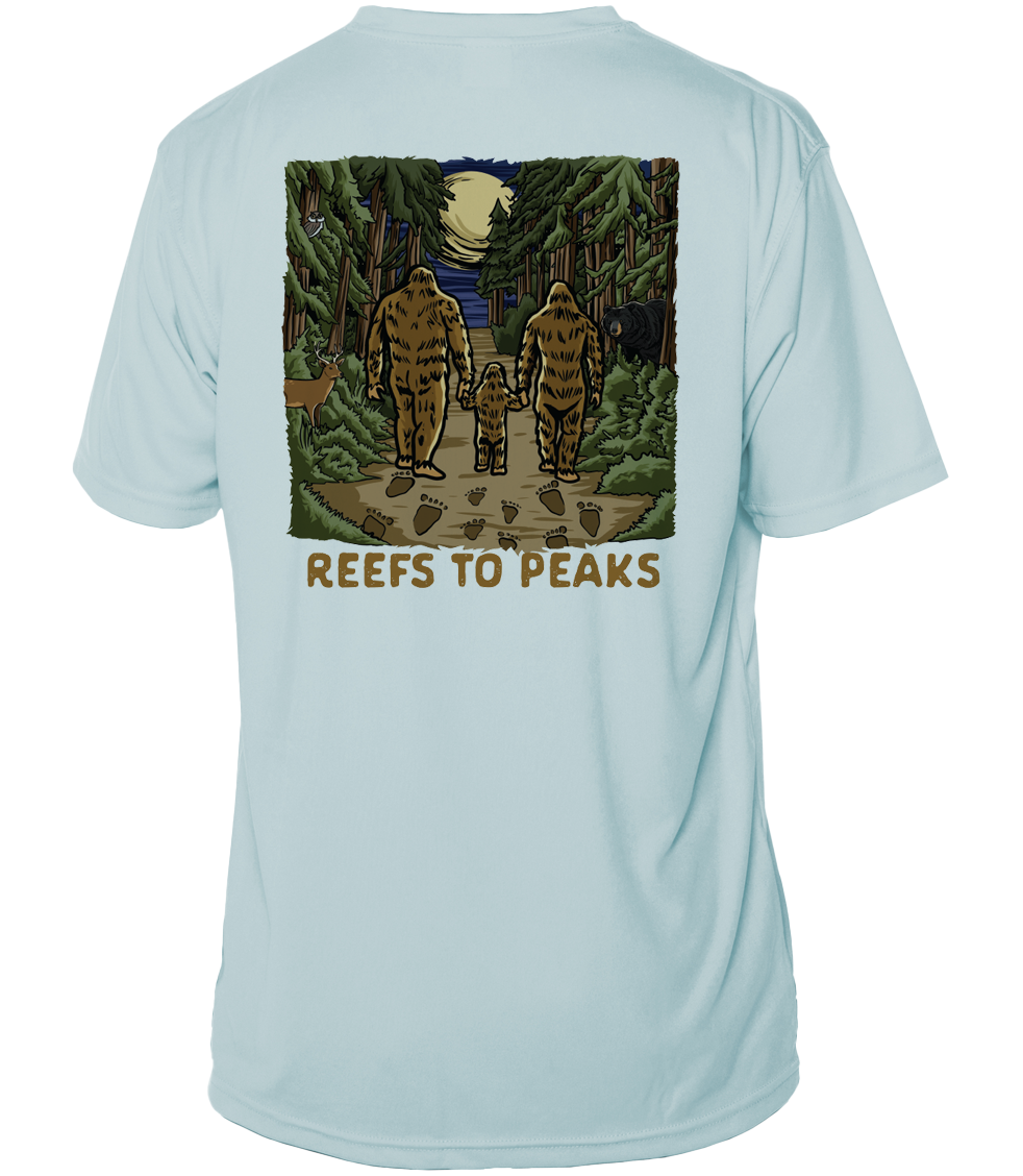 Sasquatch Stroll UPF 50+ Short Sleeve Shirt | Reefs to Peaks