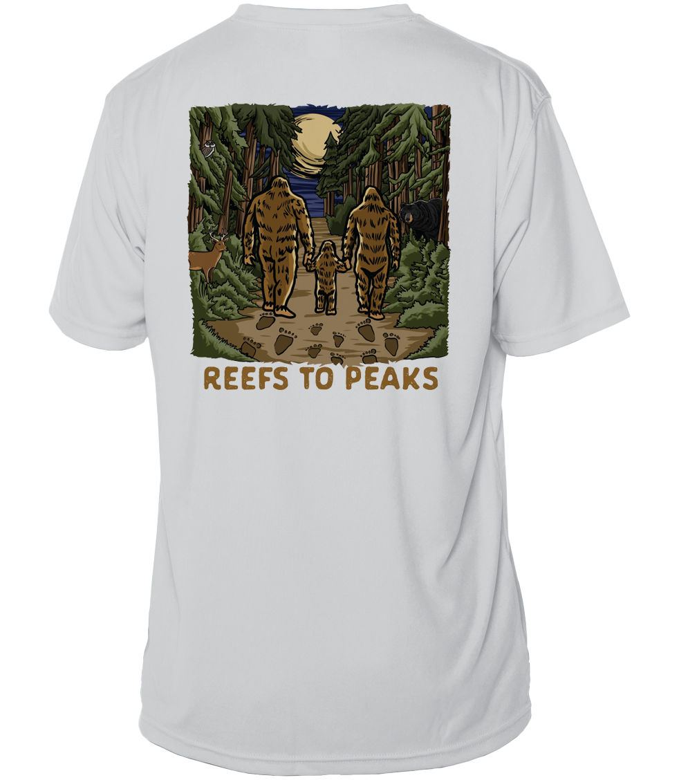 Sasquatch Stroll UPF 50+ Short Sleeve Shirt | Reefs to Peaks
