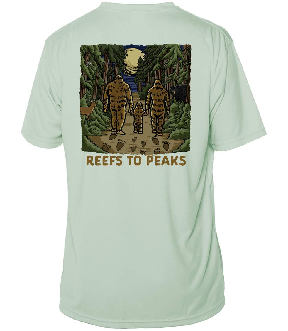 Sasquatch Stroll UPF 50+ Short Sleeve Shirt | Reefs to Peaks