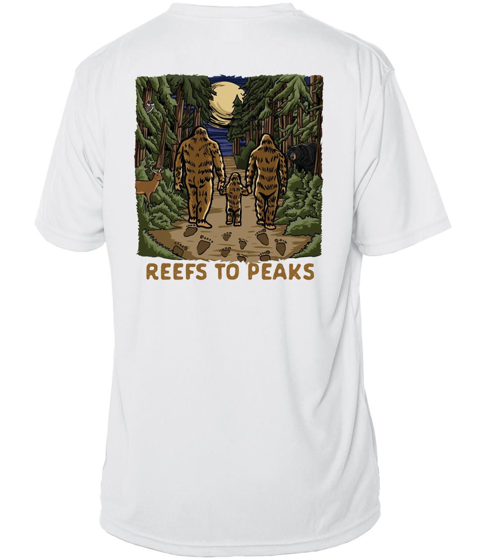 Sasquatch Stroll UPF 50+ Short Sleeve Shirt | Reefs to Peaks