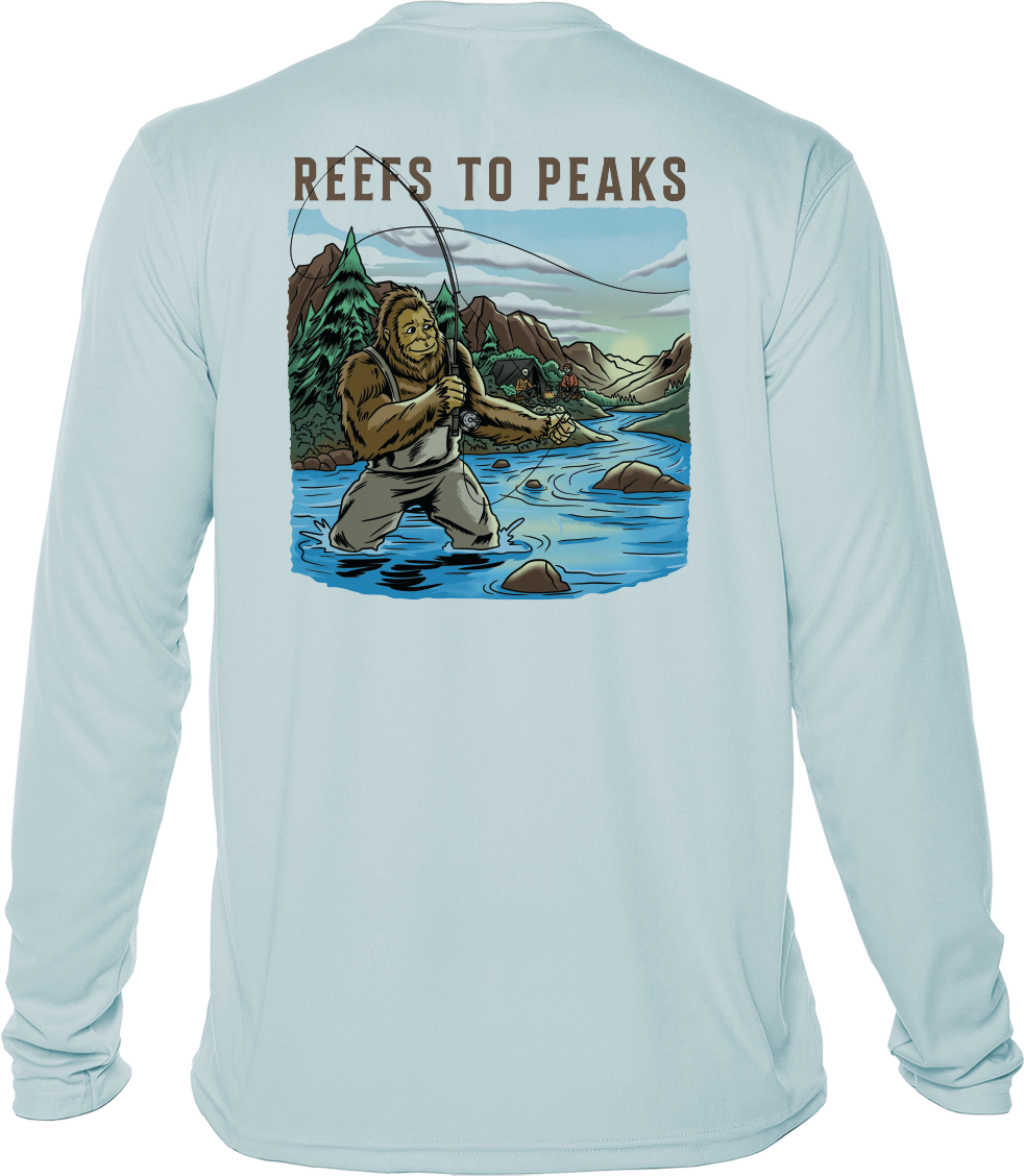 Sasquatch Angler UPF 50+ Long Sleeve Shirt | Reefs to Peaks
