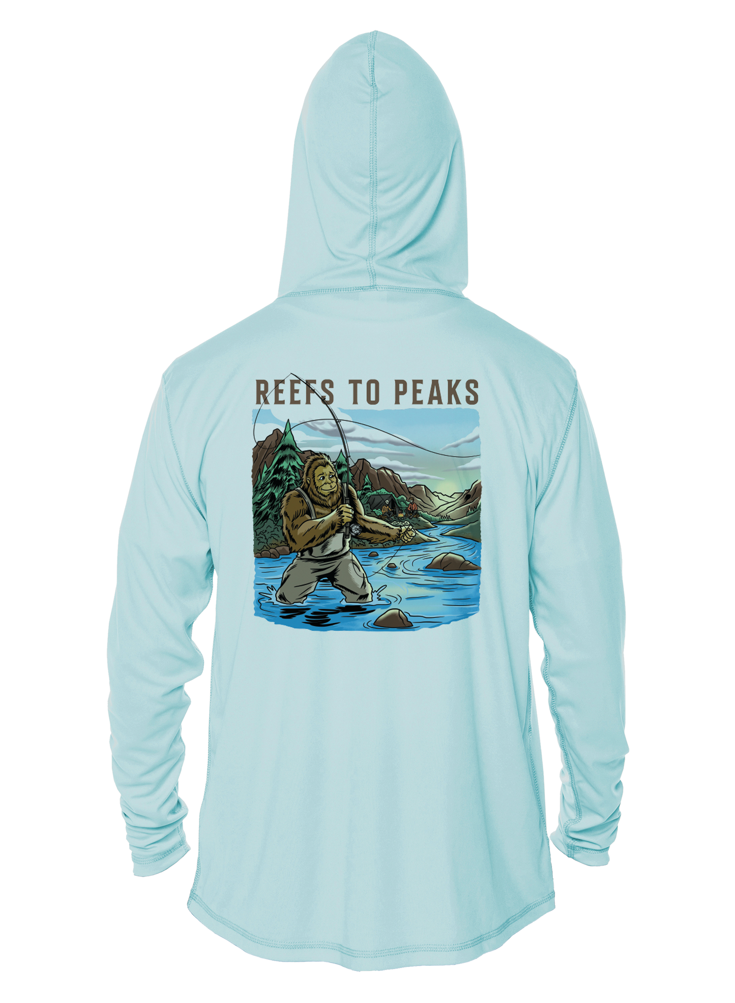 Sasquatch Angler UPF 50+ Performance Hoodie | Reefs to Peaks