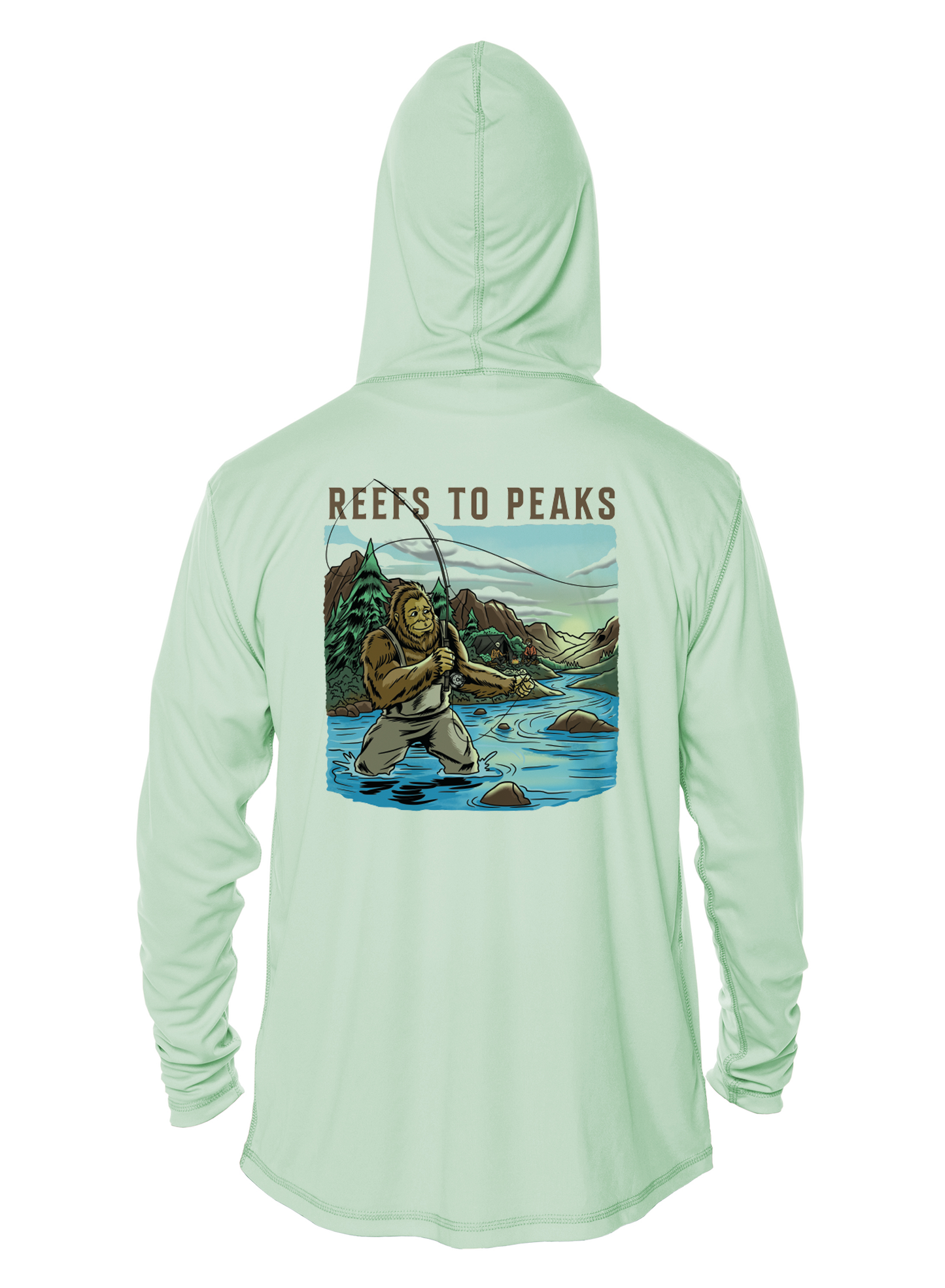 Sasquatch Angler UPF 50+ Performance Hoodie | Reefs to Peaks