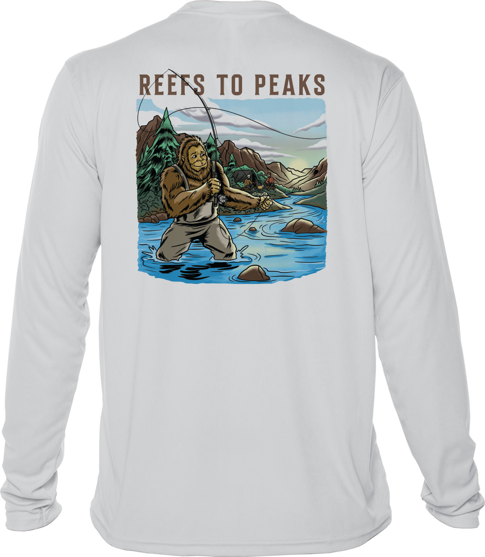 Sasquatch Angler UPF 50+ Long Sleeve Shirt | Reefs to Peaks
