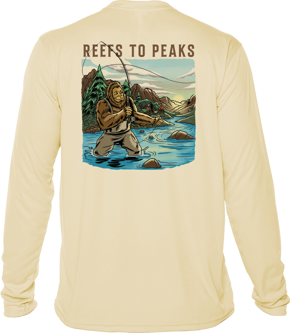 Sasquatch Angler UPF 50+ Long Sleeve Shirt | Reefs to Peaks