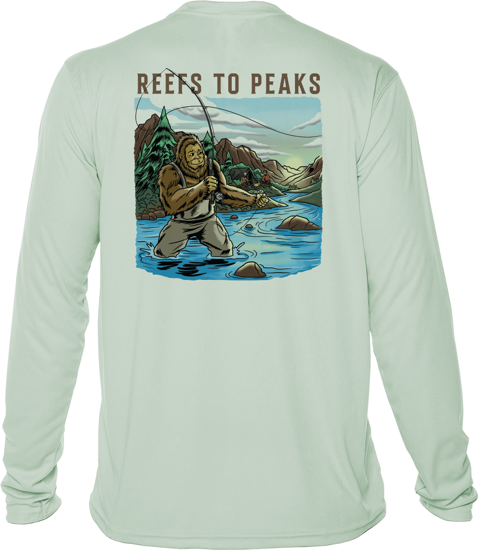 Sasquatch Angler UPF 50+ Long Sleeve Shirt | Reefs to Peaks