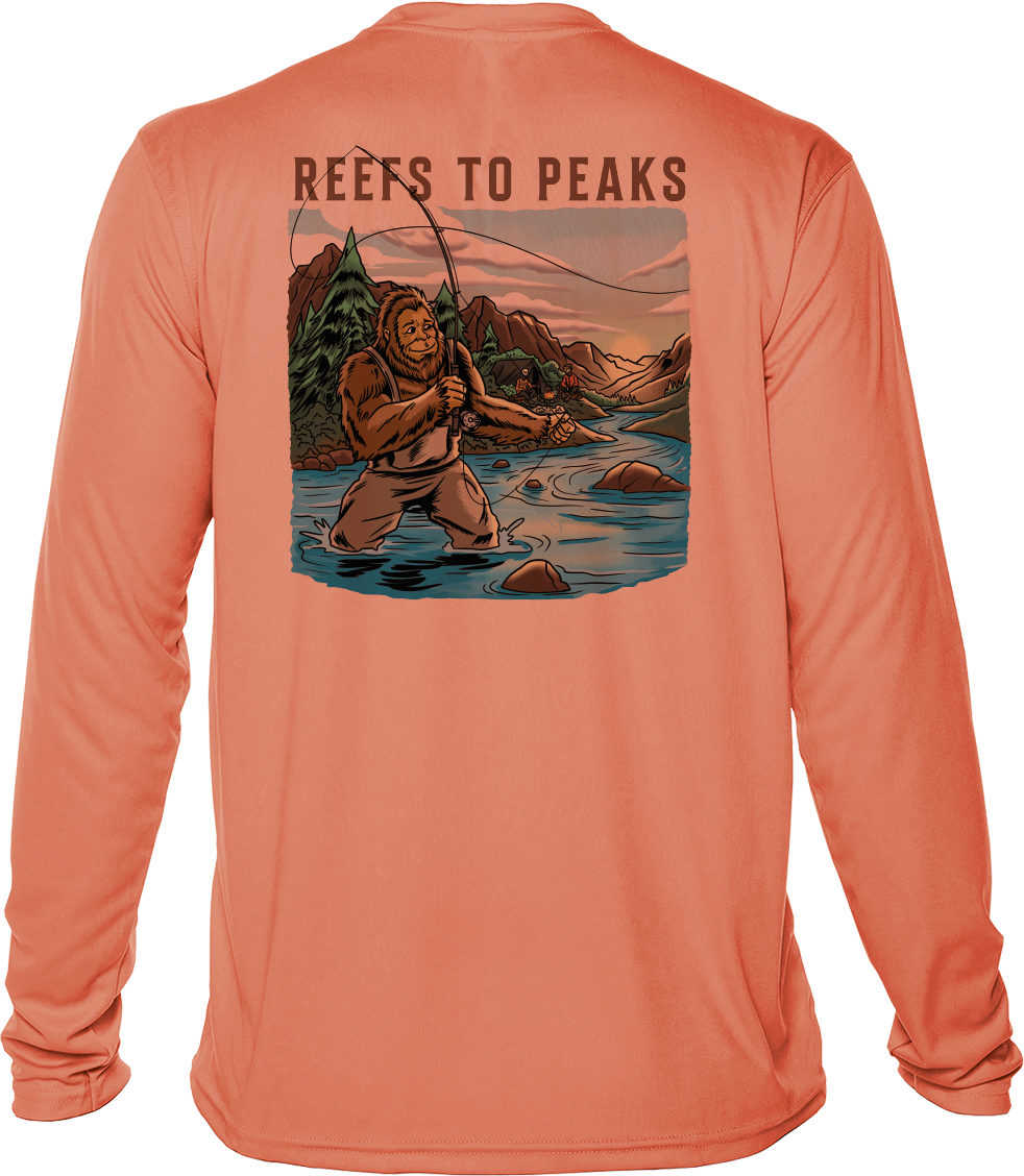 Sasquatch Angler UPF 50+ Long Sleeve Shirt | Reefs to Peaks