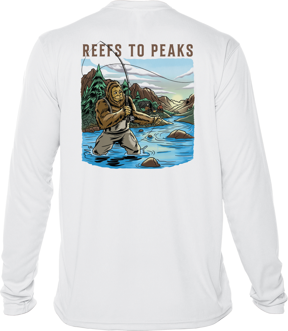 Sasquatch Angler UPF 50+ Long Sleeve Shirt | Reefs to Peaks
