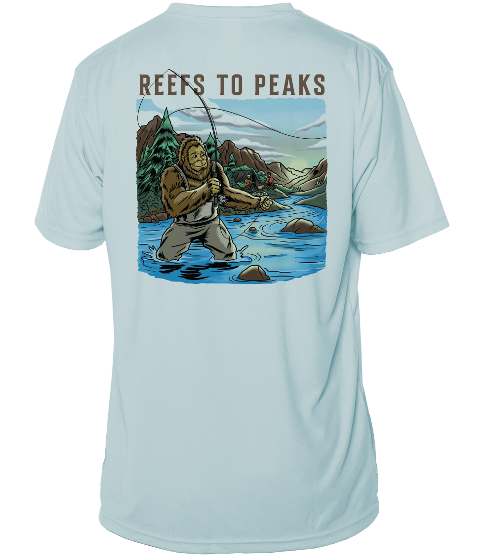 Sasquatch Angler UPF 50+ Short Sleeve Shirt | Reefs to Peaks