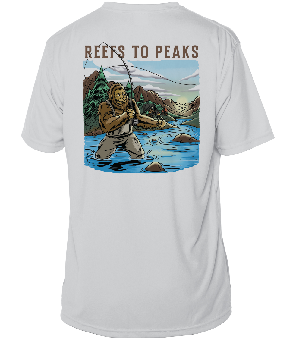 Sasquatch Angler UPF 50+ Short Sleeve Shirt | Reefs to Peaks