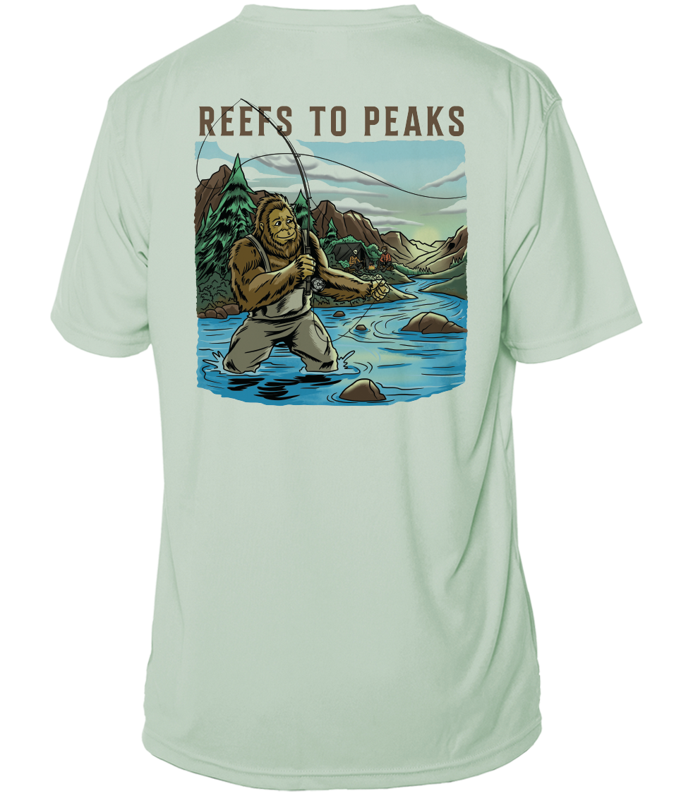 Sasquatch Angler UPF 50+ Short Sleeve Shirt | Reefs to Peaks