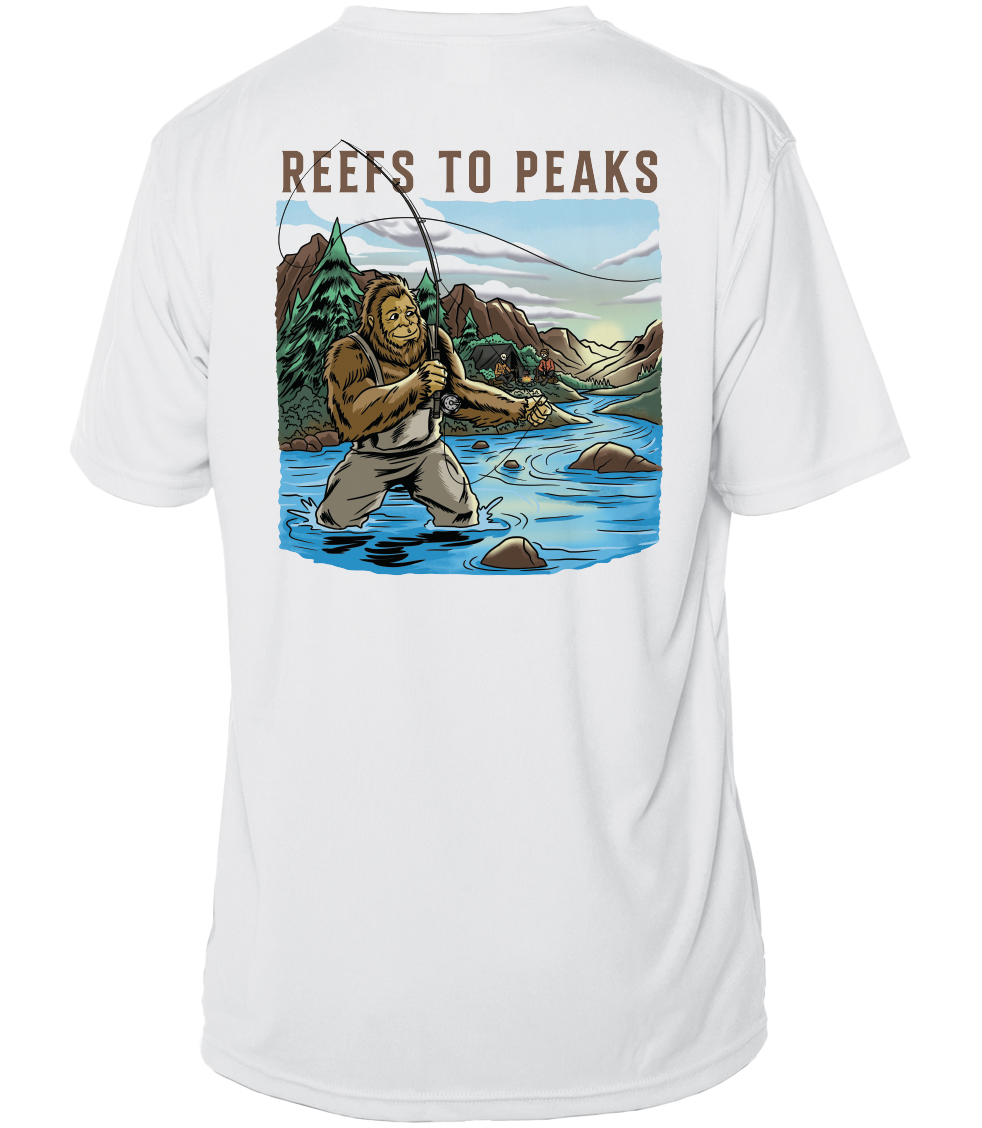 Sasquatch Angler UPF 50+ Short Sleeve Shirt | Reefs to Peaks