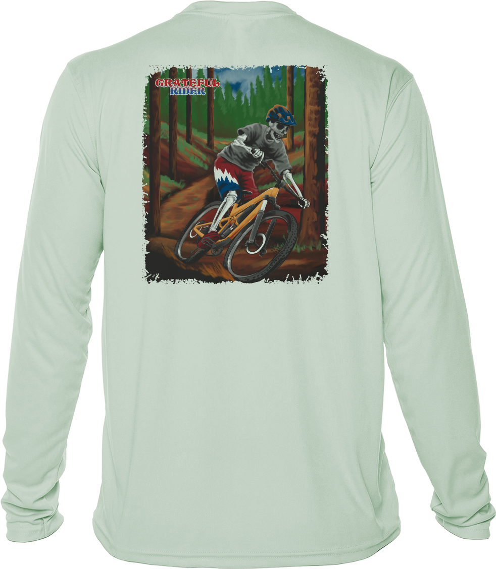 Grateful Rider Mountain Biker UV Shirt