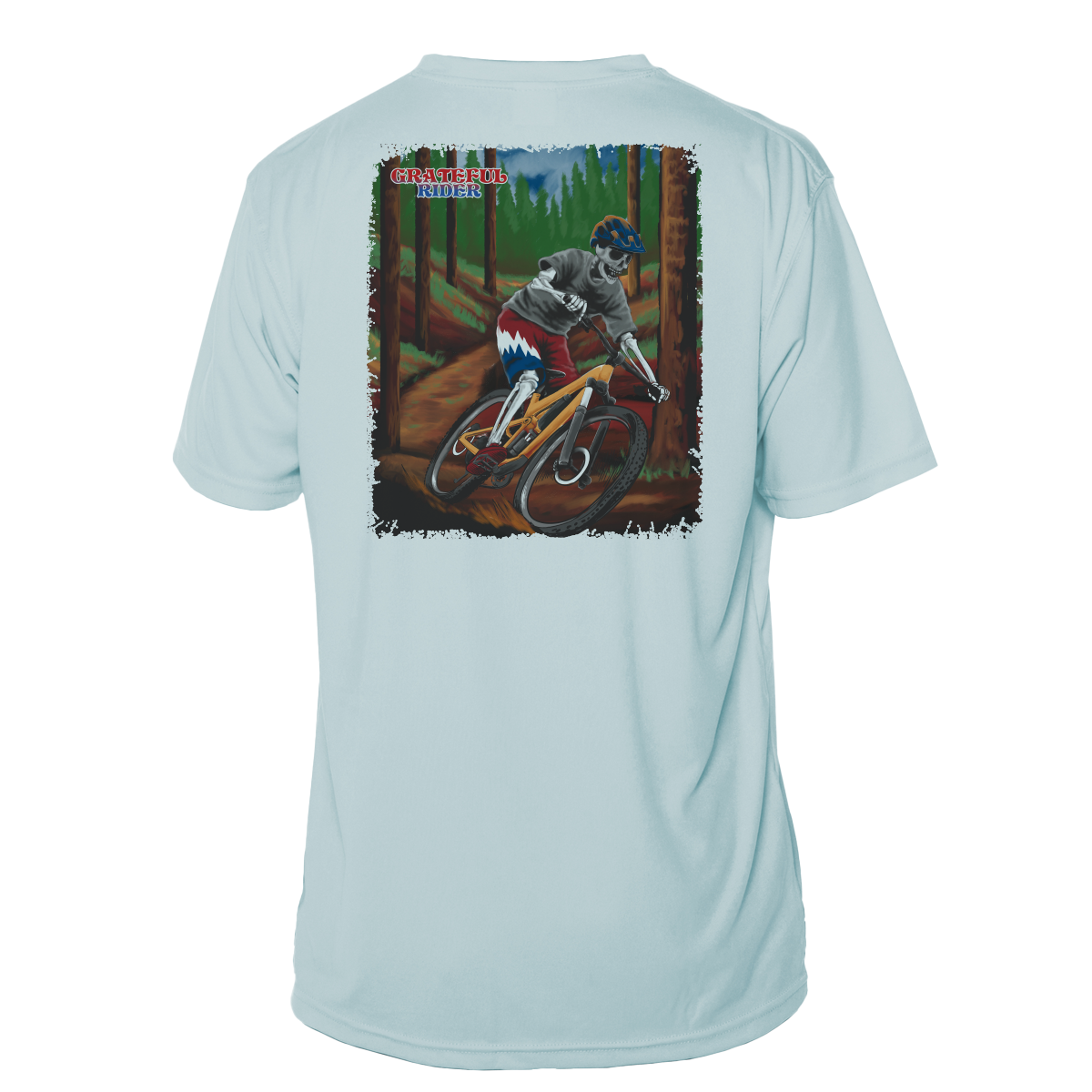 Grateful Rider Mountain Biker Short Sleeve UV Shirt